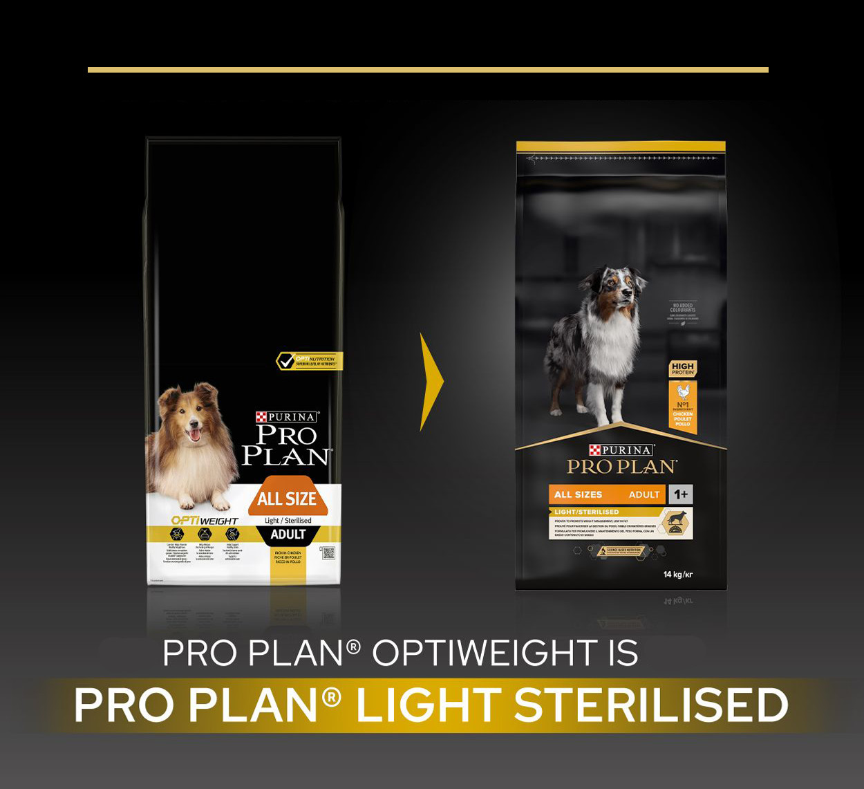 Pro Plan Adult Light/Sterilised med kylling hundefoder