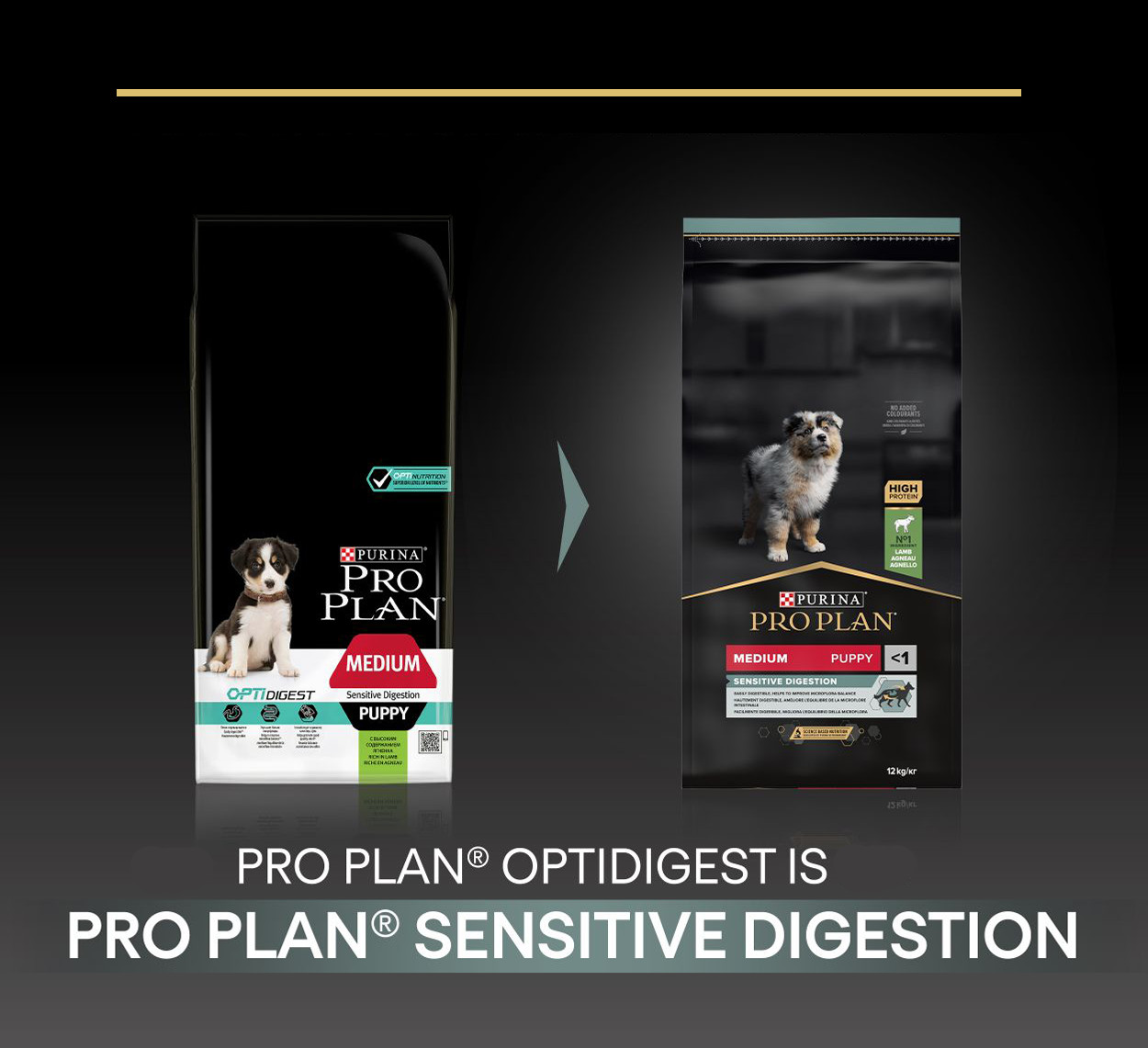 Pro Plan Medium Puppy Sensitive Digestion med lam hundefoder