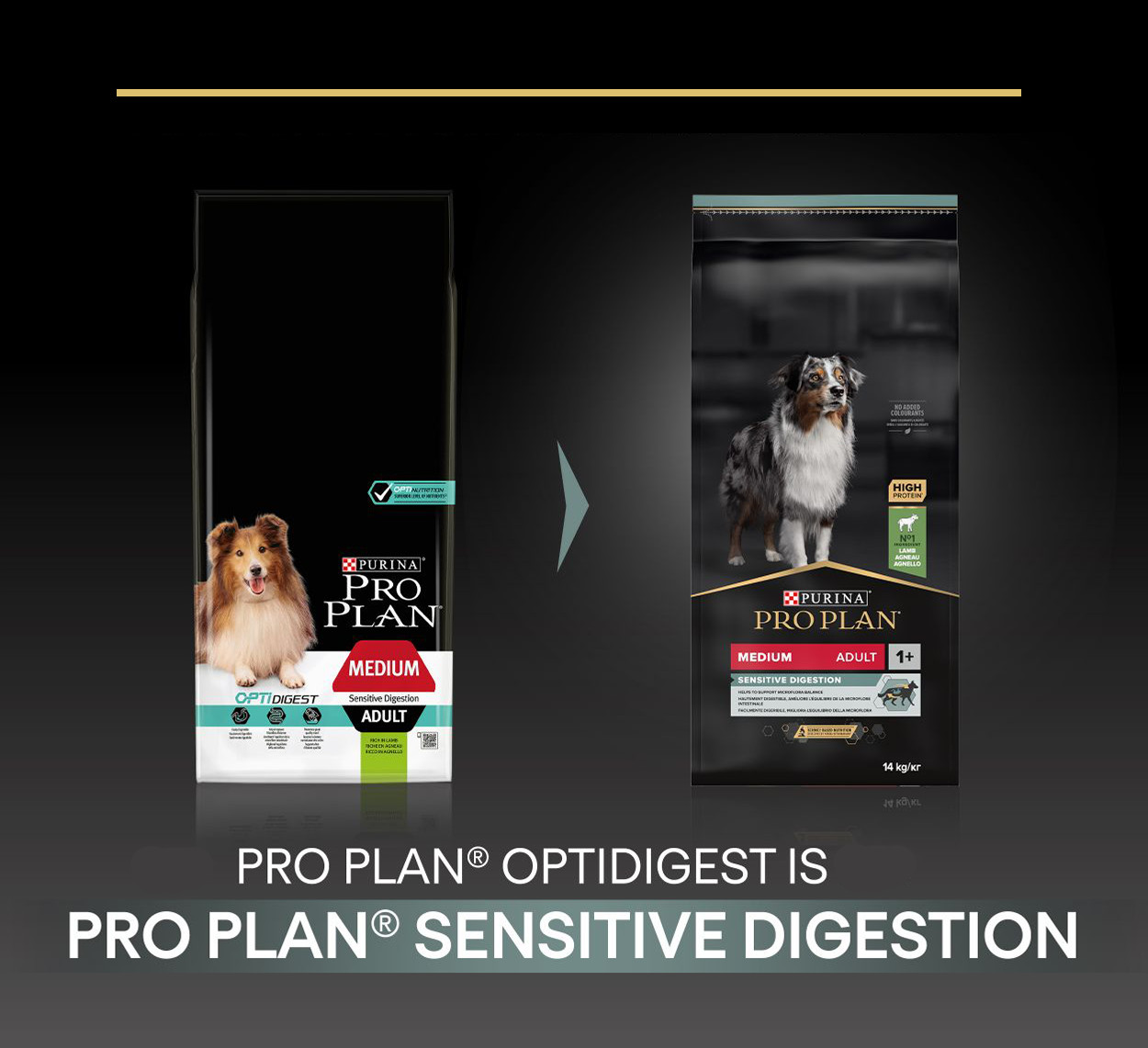 Pro Plan Optidigest Medium Adult Sensitive Digestion hundefoder