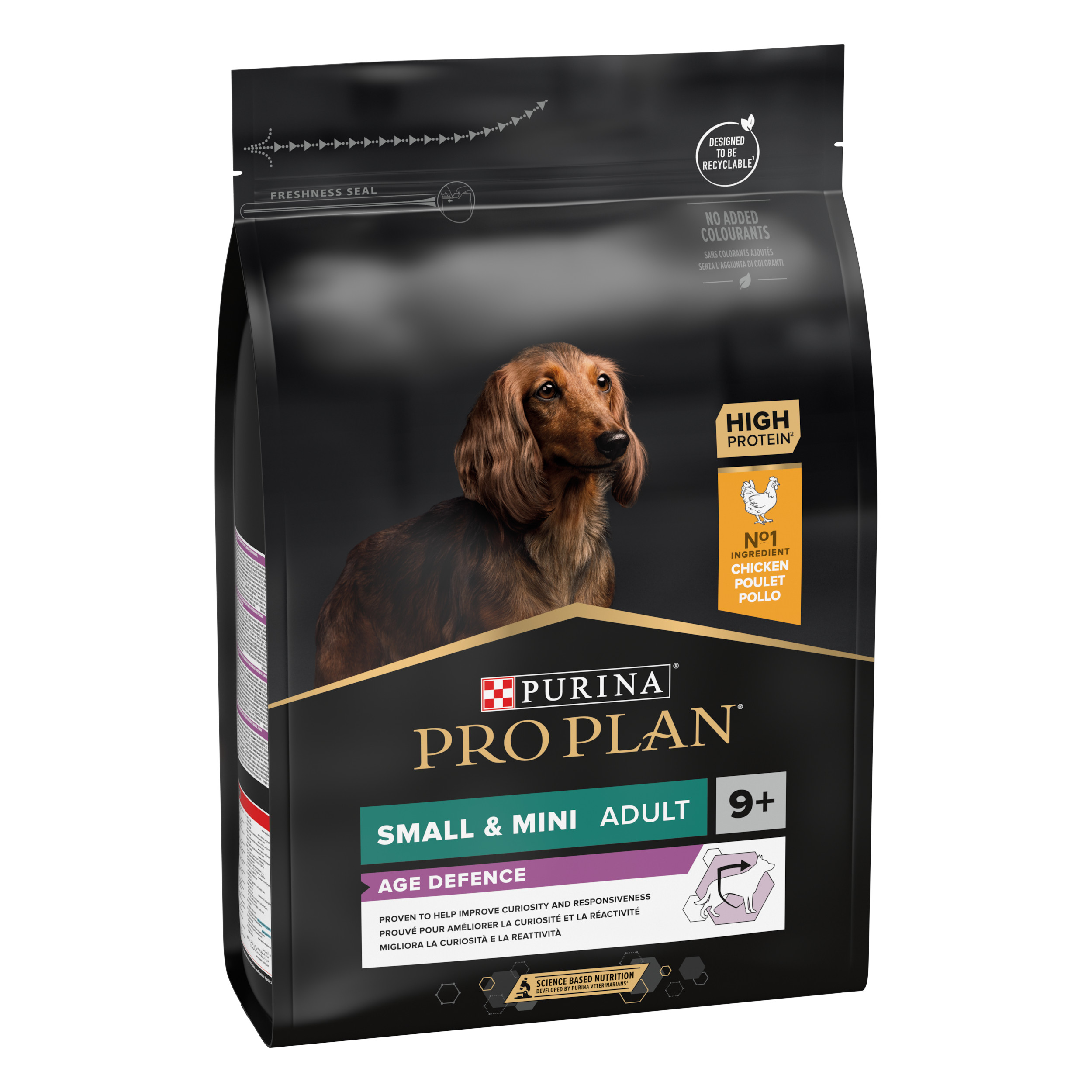 Pro Plan Small & Mini Adult 9+ Age Defence med kylling hundefoder