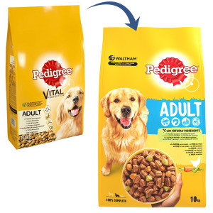 Pedigree Adult med kylling og grøntsager hundefoder