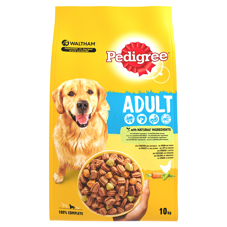 Pedigree Adult med kylling og grøntsager hundefoder