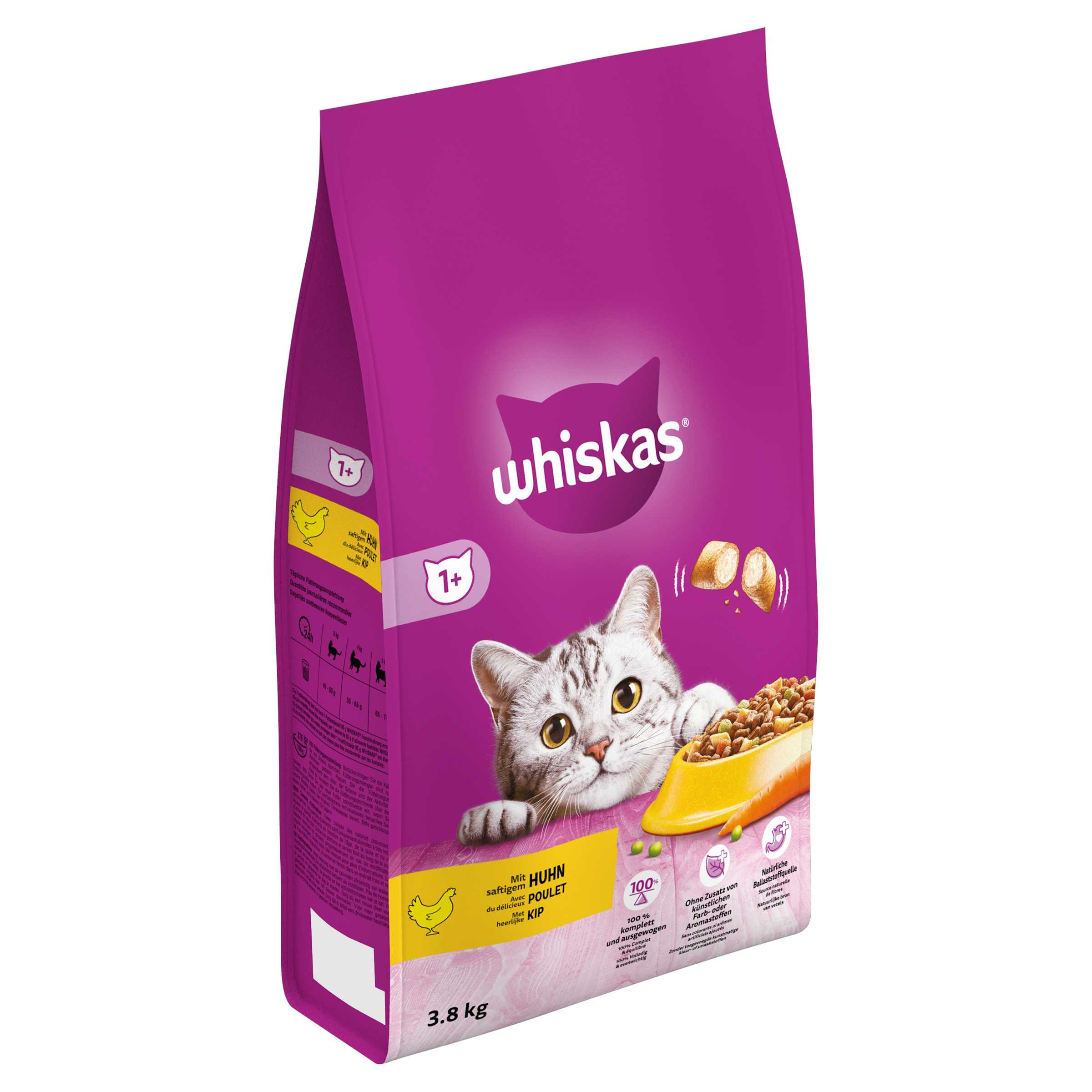 Whiskas Adult 1+ med kylling kattefoder