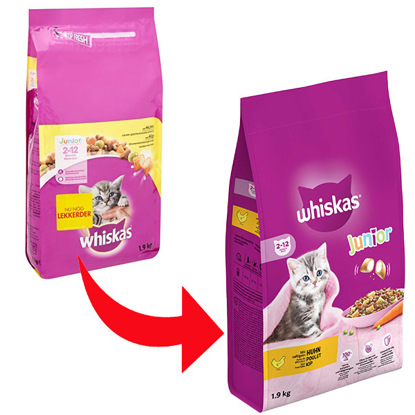 Whiskas Junior med kylling kattefoder