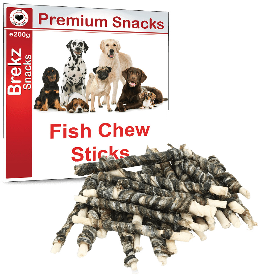 Brekz Premium Fish Chew tyggesnack hunde | Billigt