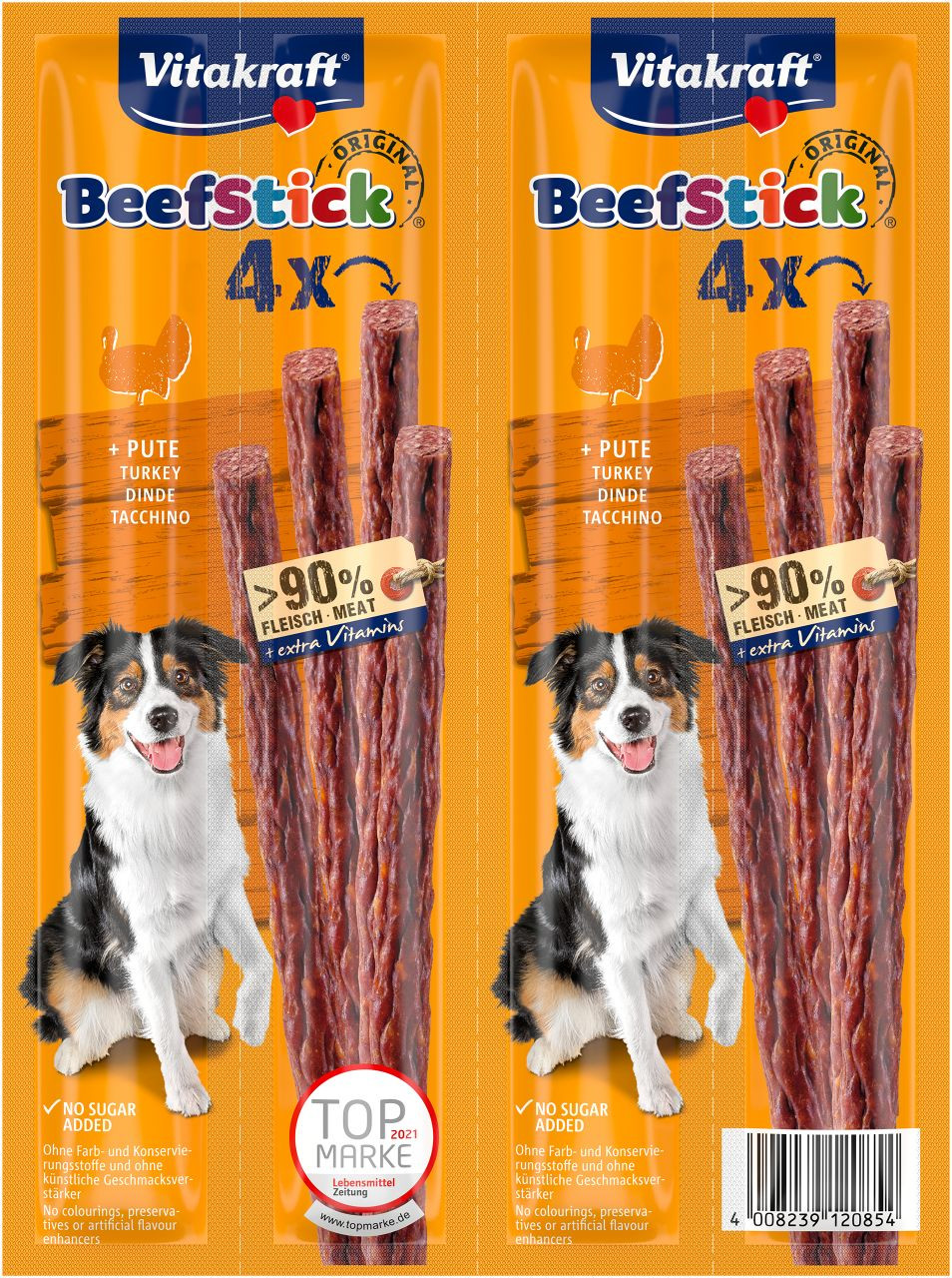 Tåre Ambient Inhalere Vitakraft Beefstick med kalkun hundesnack | Billigt