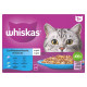Whiskas 1+ Fish Selection i gelé multipack (12 x 85 g)