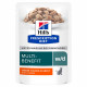 Hill's Prescription Diet W/D Multi-Benefit vådfoder med kylling til katte portionspose