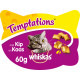 Whiskas Temptations med kylling & ost kattesnacks