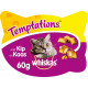 Whiskas Temptations med  kylling & ost kattesnacks