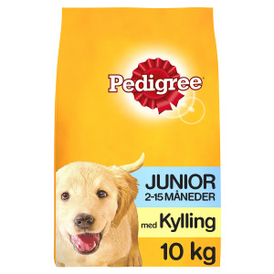 Pedigree Junior med kylling  og ris hundefoder