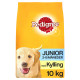 Pedigree Junior med fjerkræ og grøntsager hundefoder