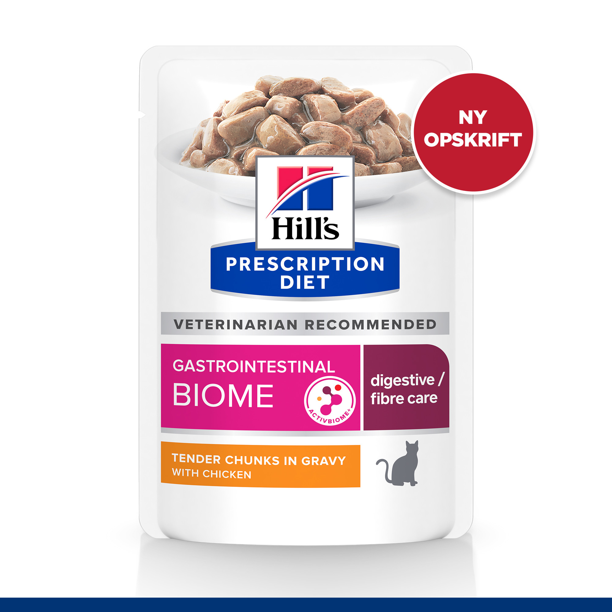 Hill's Prescription Diet Gastrointestinal Biome natvoer kat met kip maaltijdzakje