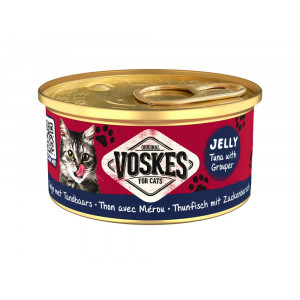 Voskes Jelly tonijn met tandbaars natvoer kat (24x85 g)