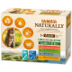 Iams Naturally Adult Land & Sea Collection vådfoder til katte (12x85g)