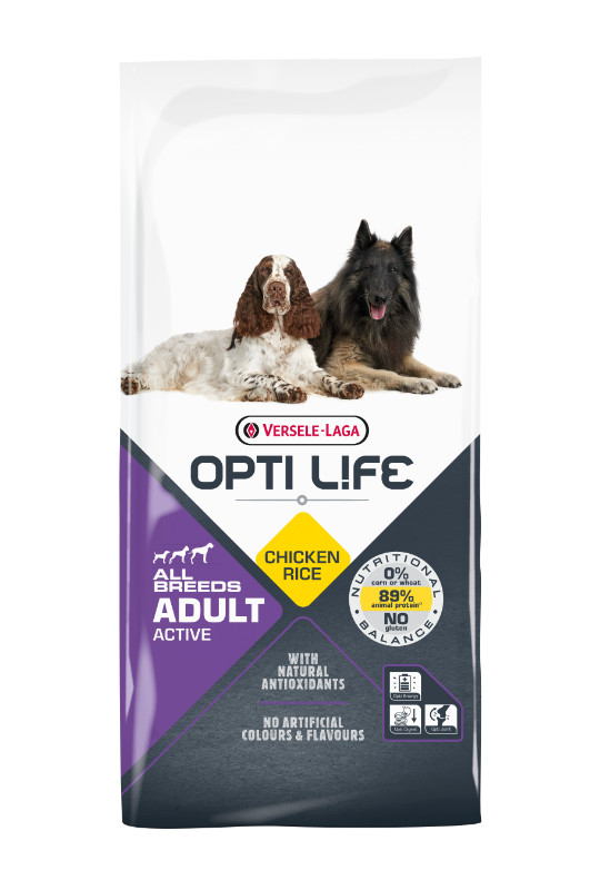 Opti Life Adult Active hundefoder