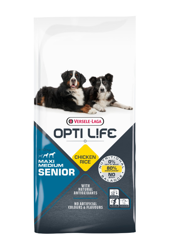 Opti Life Senior Medium/Maxi hundefoder