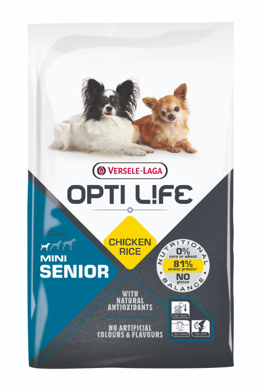 Opti Life Senior Mini hundefoder