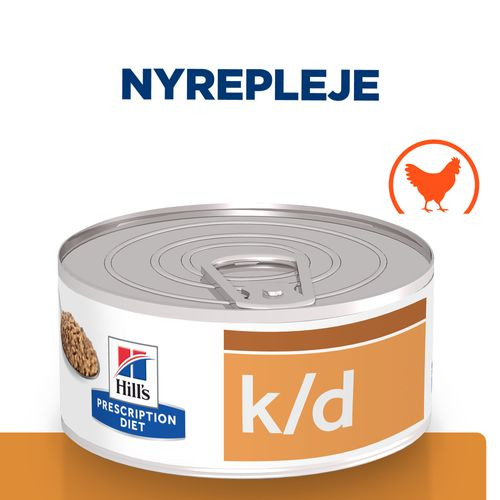 Hill's Prescription Diet K/d Stoofpotje kip & groenten kattenvoer 82g