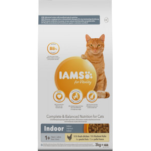 Iams For Vitality Adult Indoor Kattenvoer
