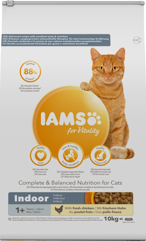Iams For Vitality Adult Indoor Kattenvoer