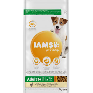 Iams for Vitality Adult Small & Medium Kip hondenvoer