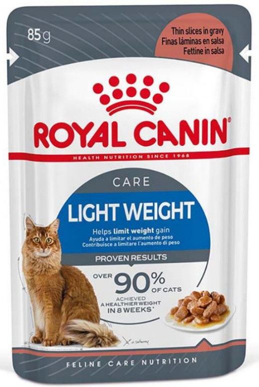 Royal Canin Light Weight Care i sovs vådfoder til katte (85 g)