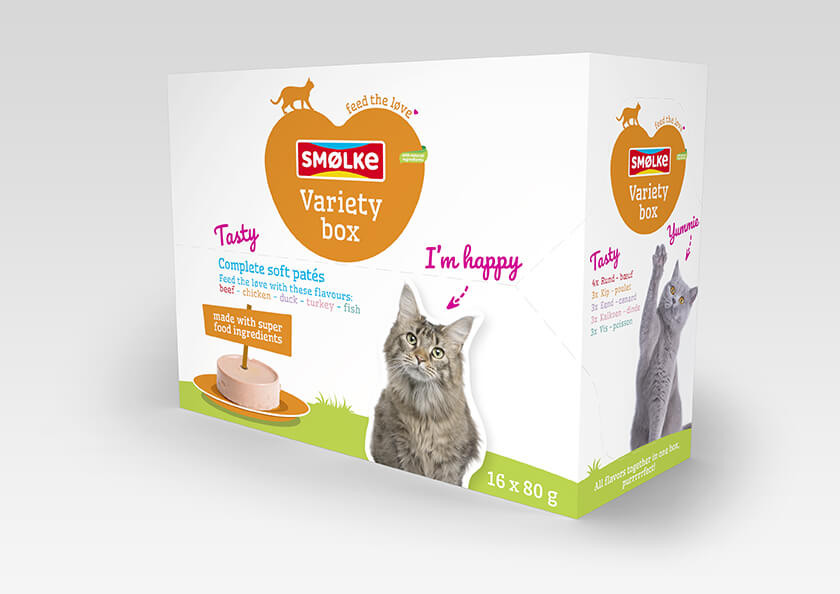 Smølke Tasty Variety Box combipack vers gestoomd nat hondenvoer