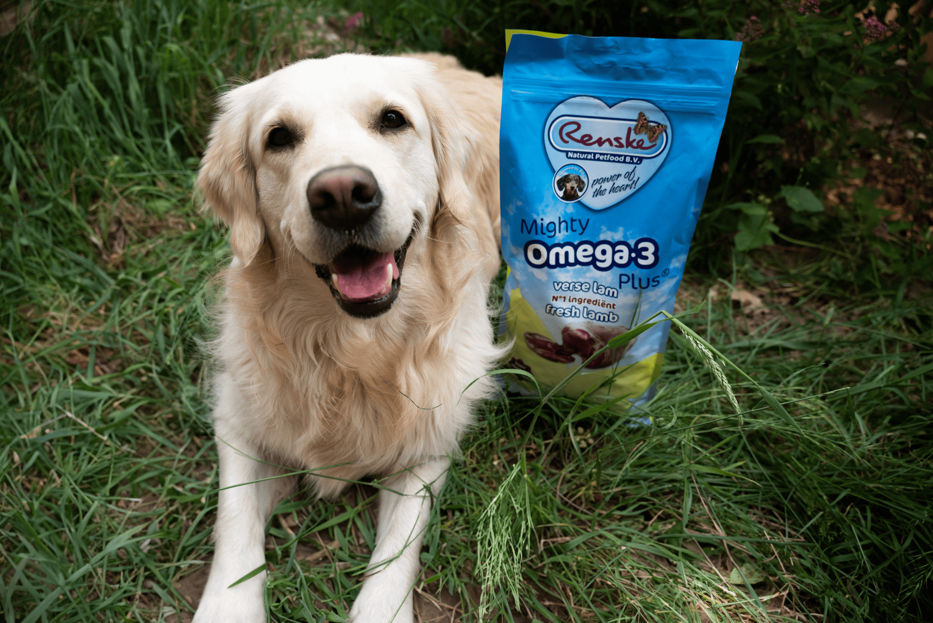 Renske Mighty Omega 3 Plus Junior Adult lam ris hundefoder