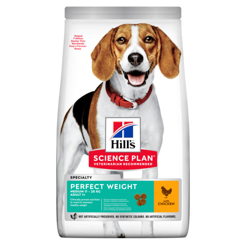 Hill's Perfect Weight Medium Huhn Hundefutter