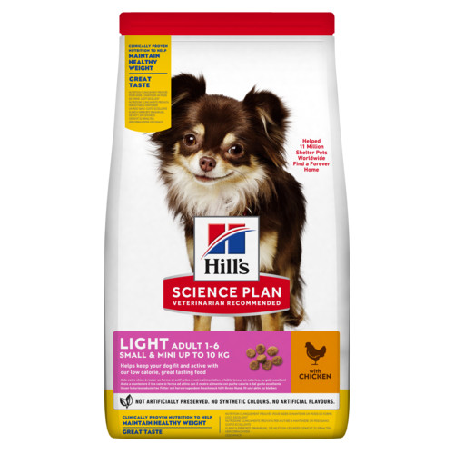 Hill's Adult Light Small & Mini kylling hundefoder