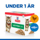 Hill's Kitten Favourite Selection combi kylling / med fisk kattefoder poser 85g