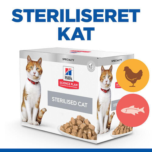 Hill’s Sterilised Young Adult Pouch kattenvoer