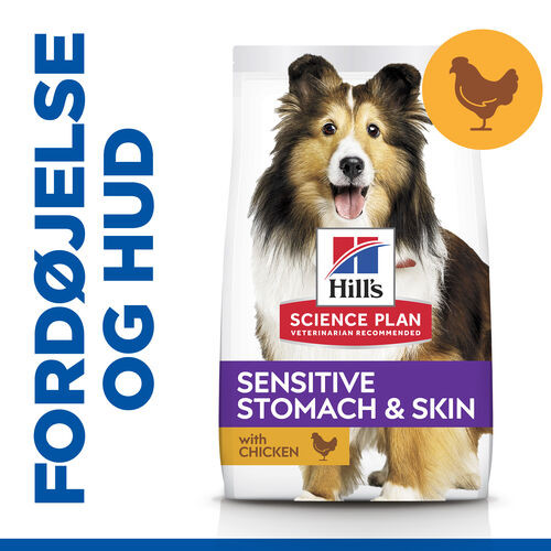 Hill's Adult Sensitive Stomach & Skin Kip hondenvoer