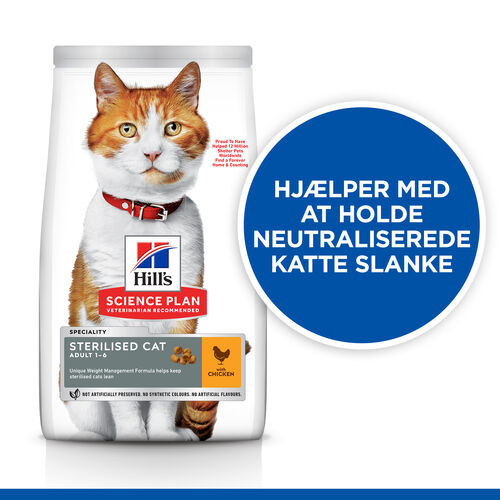 Hill's Young Adult Sterilised Huhn Katzenfutter 