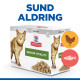 Hill's Mature Adult Senior Vitality våd kattefoder kombipakke 12x85g