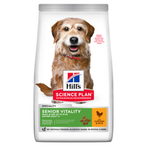 Hill's Mature Adult Senior Vitality Small & Mini kylling hundefoder