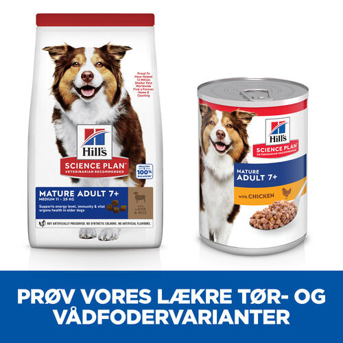 Hill's Mature Adult Medium lam & ris hundefoder