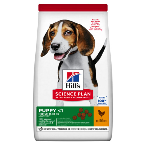 Hill's Puppy Healthy Development Medium Huhn Hundefutter 