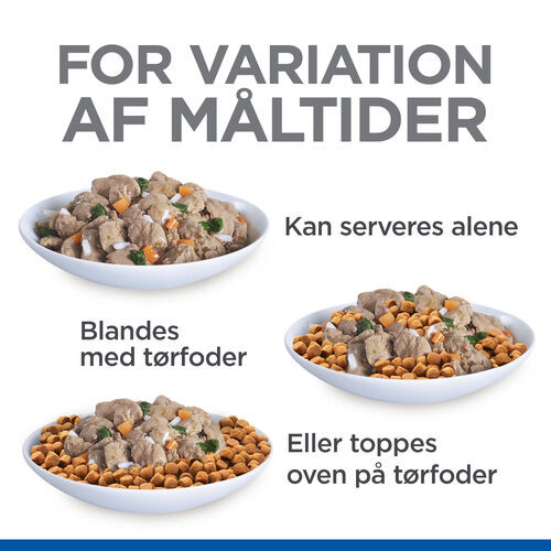 Hill's Healthy Cuisine Kitten Stew med kylling & grøntsager, med havfisk & grøntsager multipack