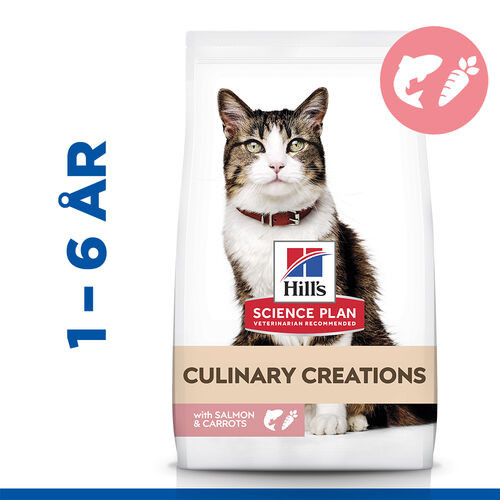 Hill's Culinary Creations Adult kattefoder med laks og gulerod