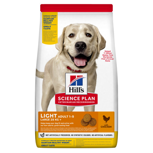 Hill's Adult Light Large Breed kylling hundefoder