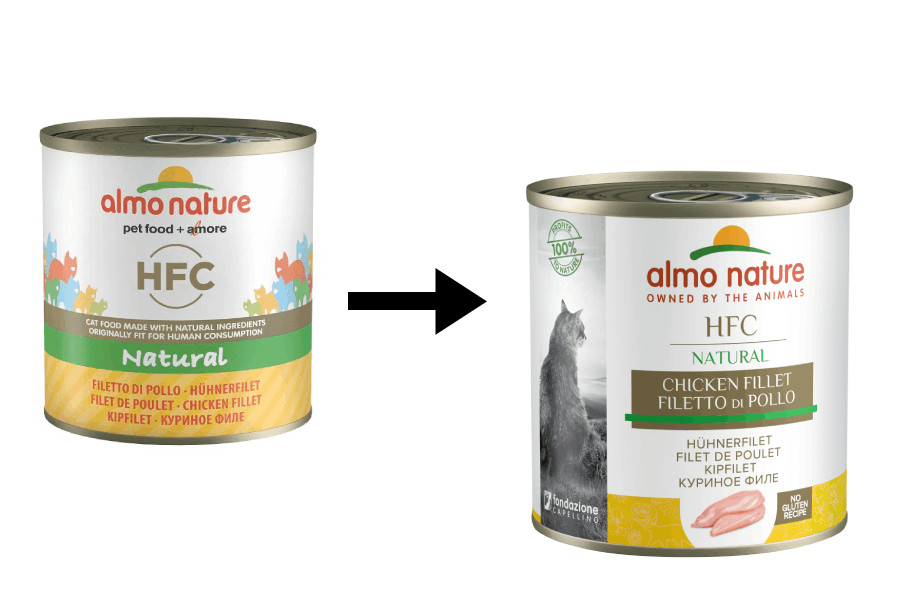 Almo Nature HFC Natural kyllingebryst vådfoder til katte (280 g)