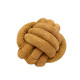 Hugglehounds Naturals læderbold til hunde