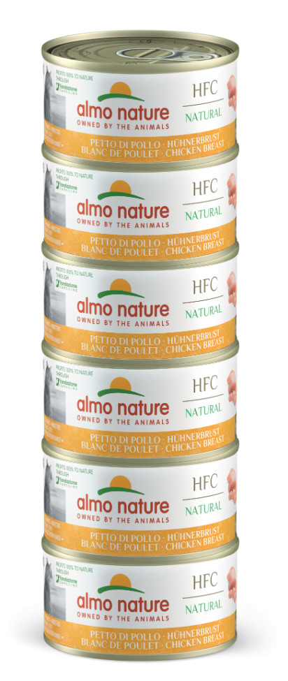 Almo Nature HFC Natural kyllingebryst vådfoder til katte (70 g)