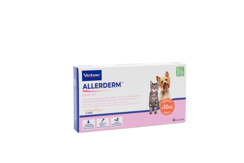 Virbac Allerderm Spot-on Kleine hond & kat tot 10 kg