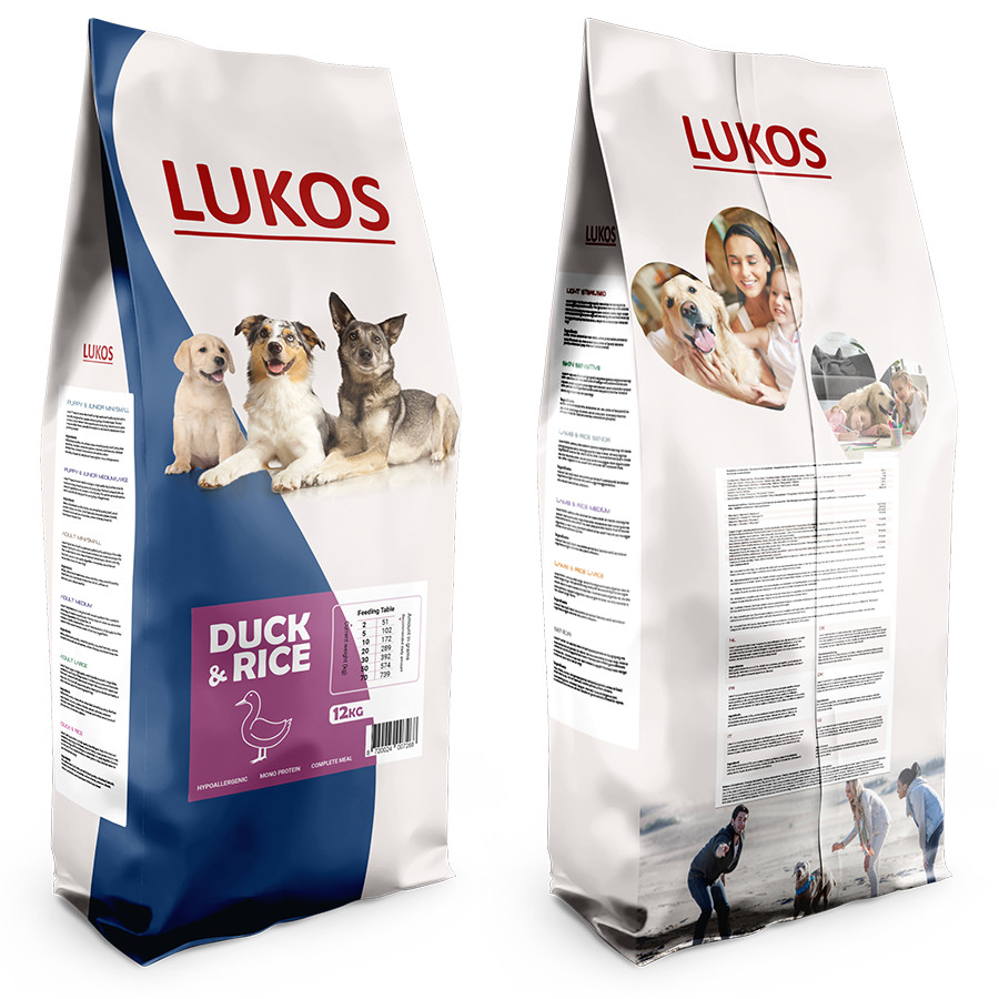 Lukos Adult med and hundefoder