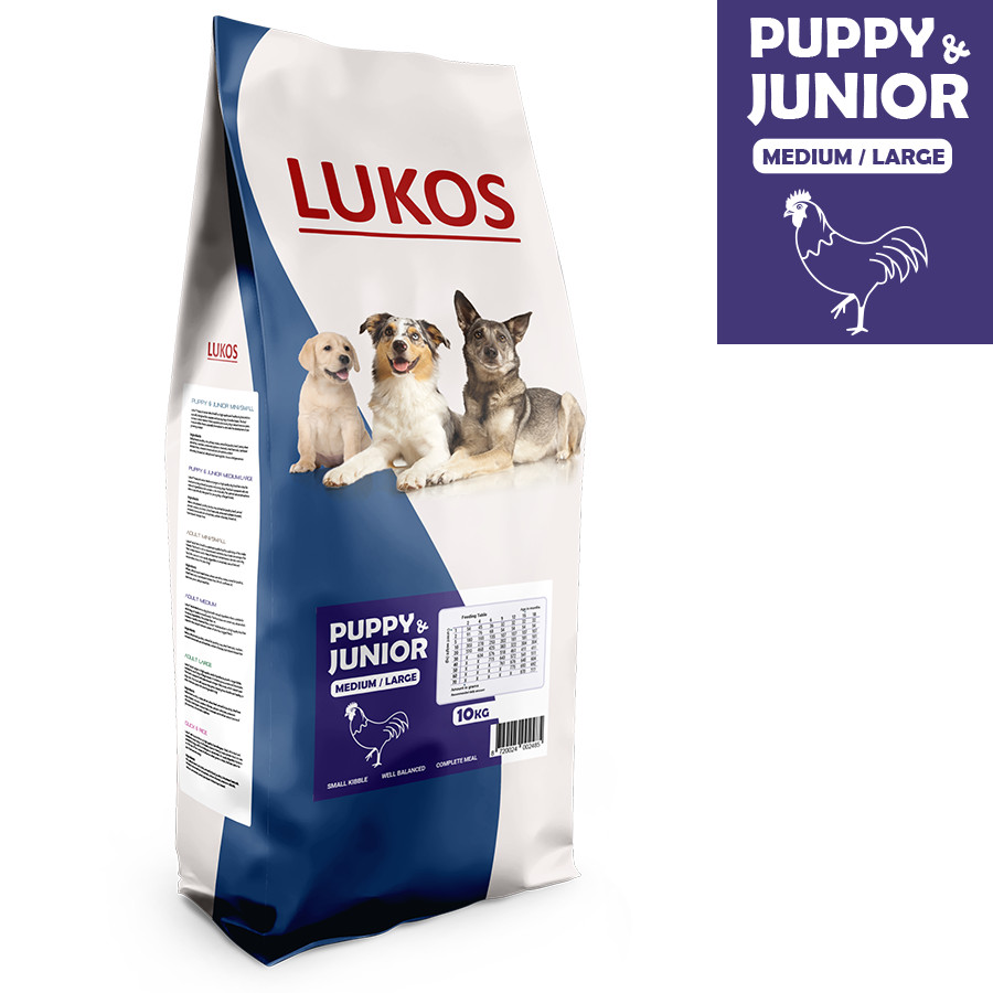 Lukos Puppy en Junior Medium & Large Breeds