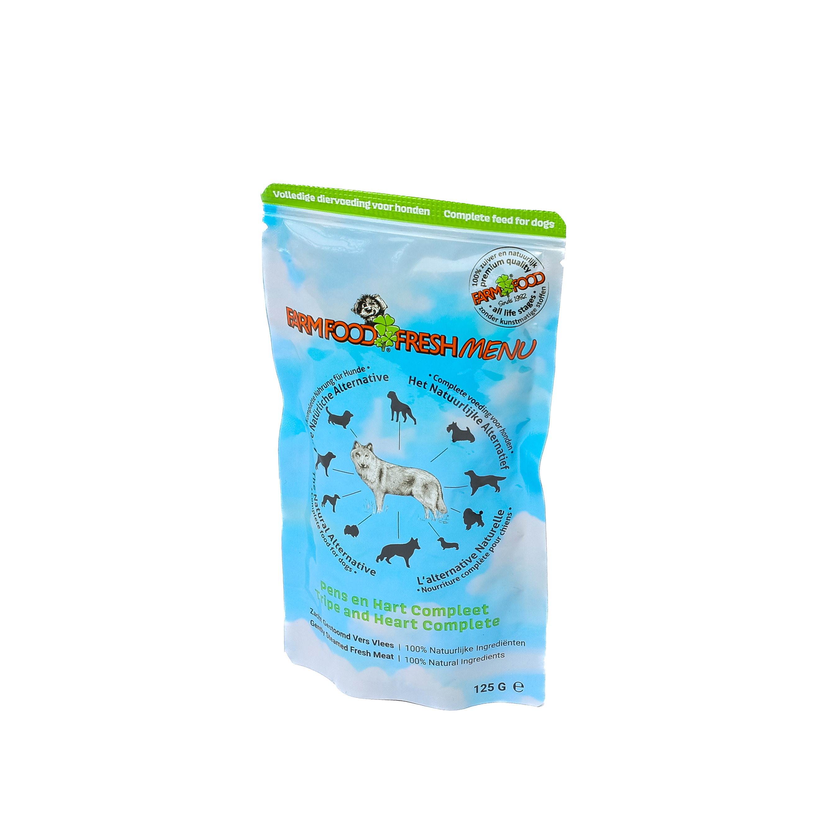 Farm Food Fresh Menu oksekødsindmad med hjerte vådfoder til hunde (poser 125 g)