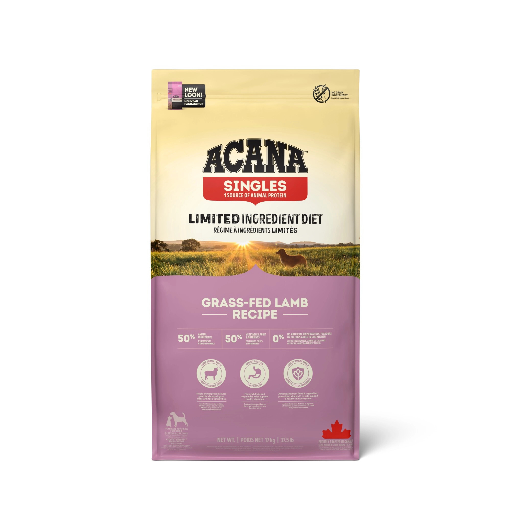 Acana Singles Grass-Fed Lamb hundefoder